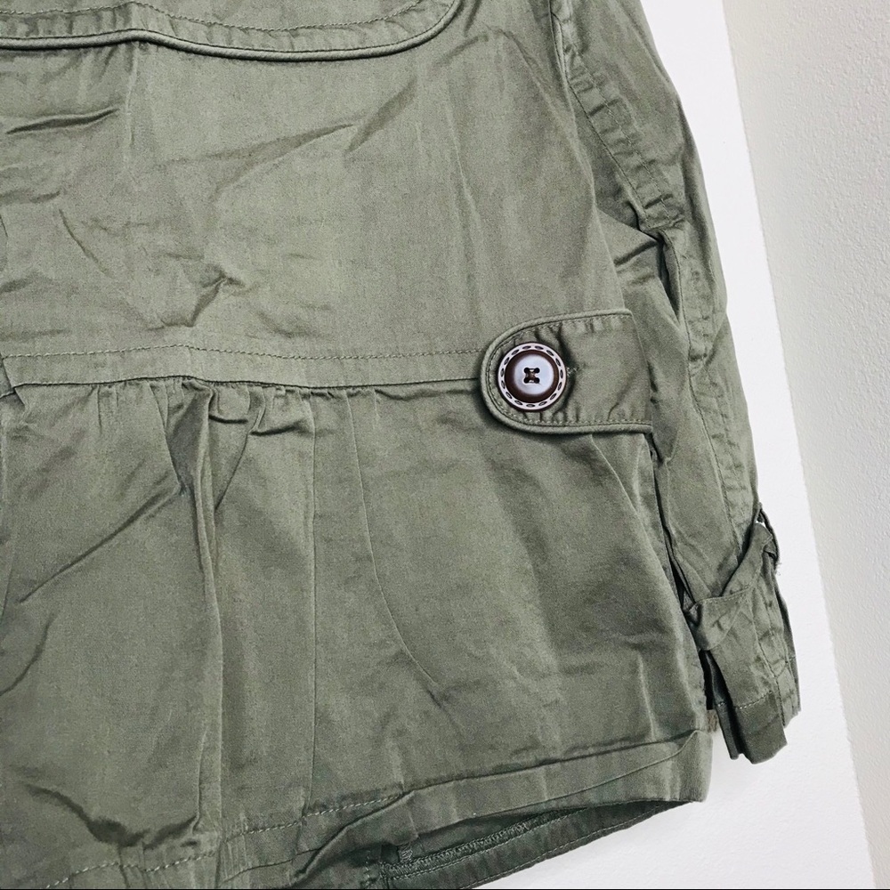 AMERICAN Rag Olive Green Peplum Utility Jacket - Picture 9 of 9